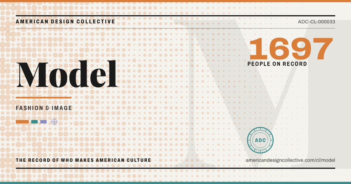 Registry card for Model: the ADC seal, Model, and how much is on record.