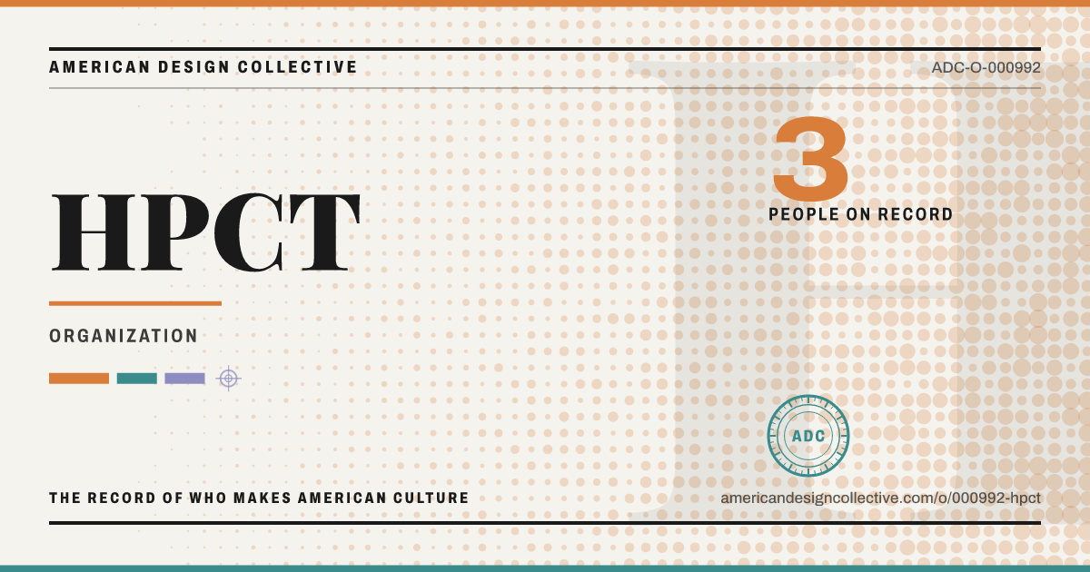 Registry card for HPCT: the ADC seal, HPCT, and how much is on record.