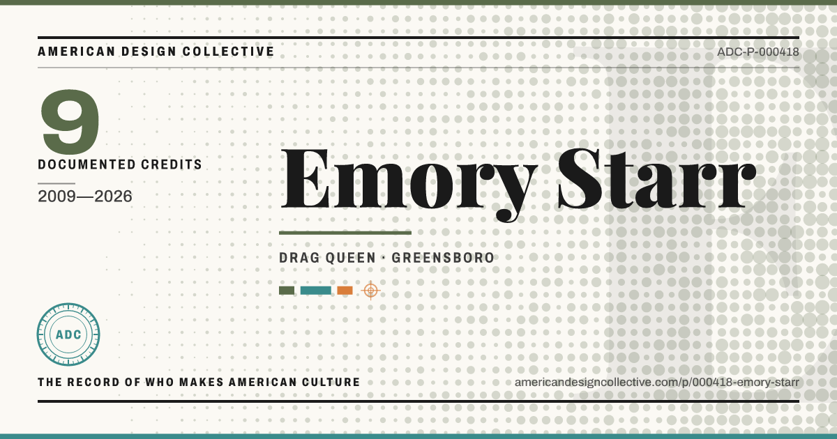 Registry card for Emory Starr: the ADC seal, Emory Starr, and how much is on record.