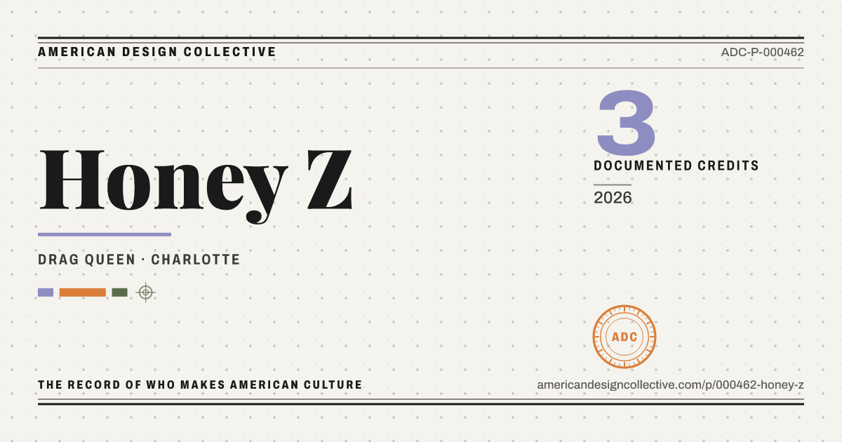 Registry card for Honey Z: the ADC seal, Honey Z, and how much is on record.