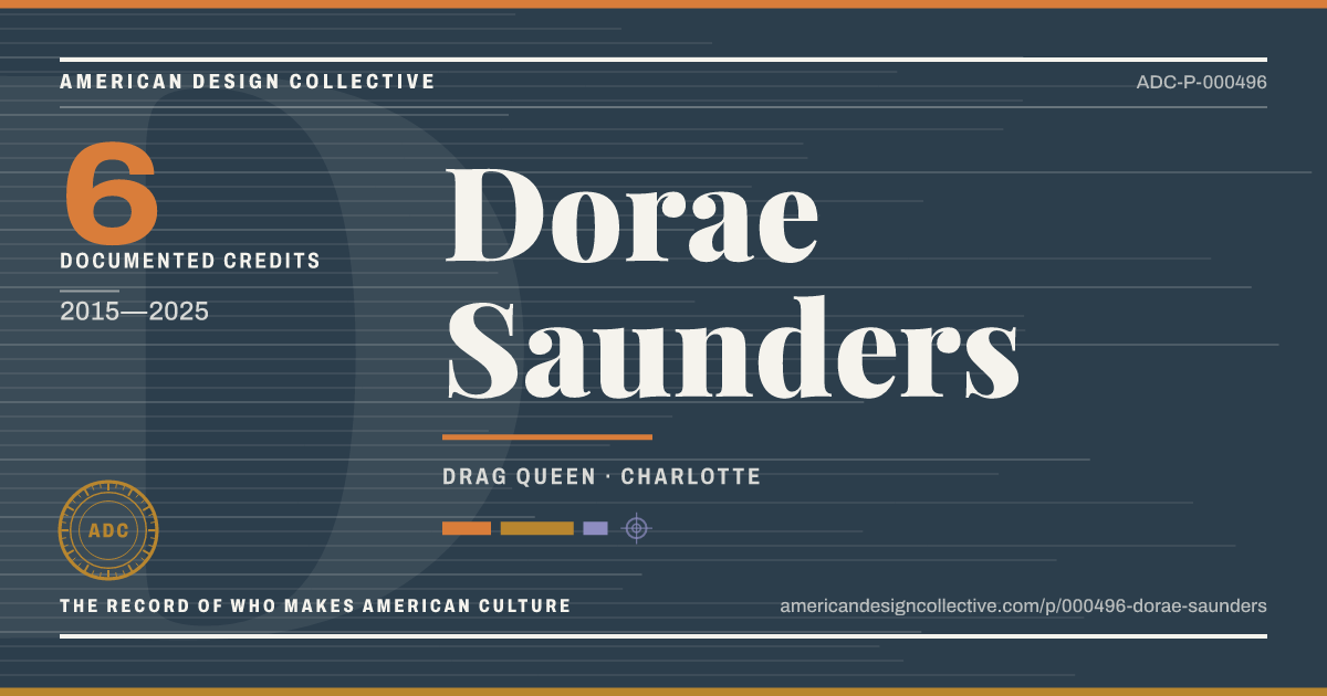 Registry card for Dorae Saunders: the ADC seal, Dorae Saunders, and how much is on record.