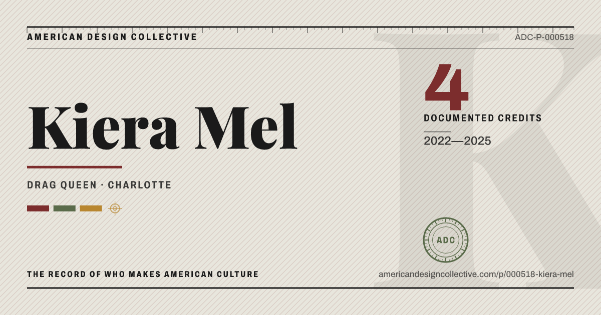 Registry card for Kiera Mel: the ADC seal, Kiera Mel, and how much is on record.
