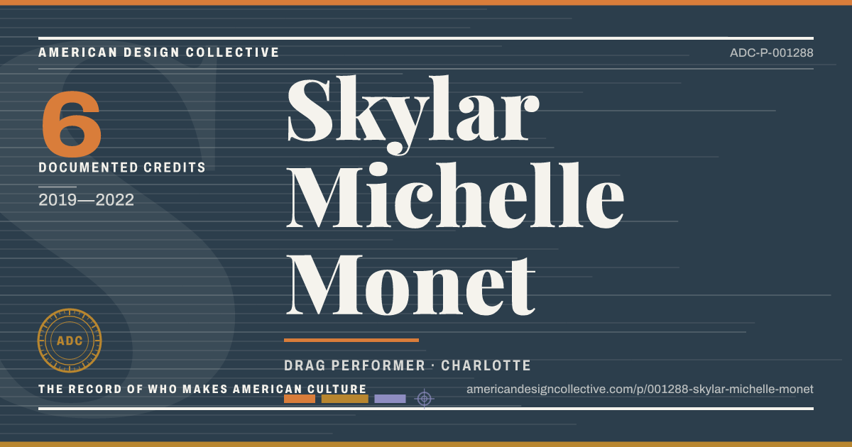 Registry card for Skylar Michelle Monet: the ADC seal, Skylar Michelle Monet, and how much is on record.