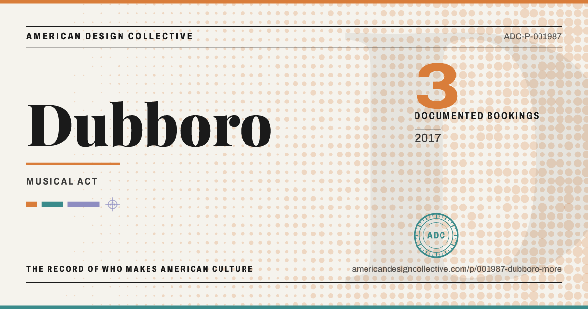 Registry card for Dubboro: the ADC seal, Dubboro, and how much is on record.