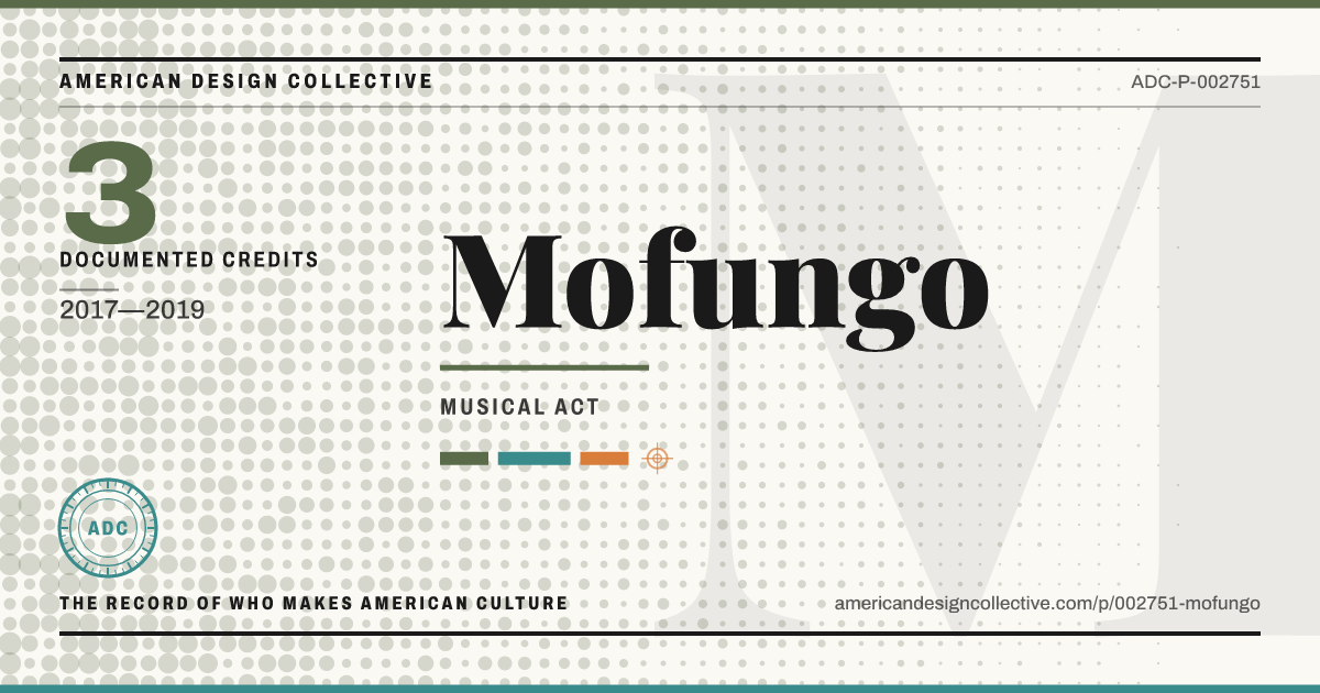 Registry card for Mofungo: the ADC seal, Mofungo, and how much is on record.