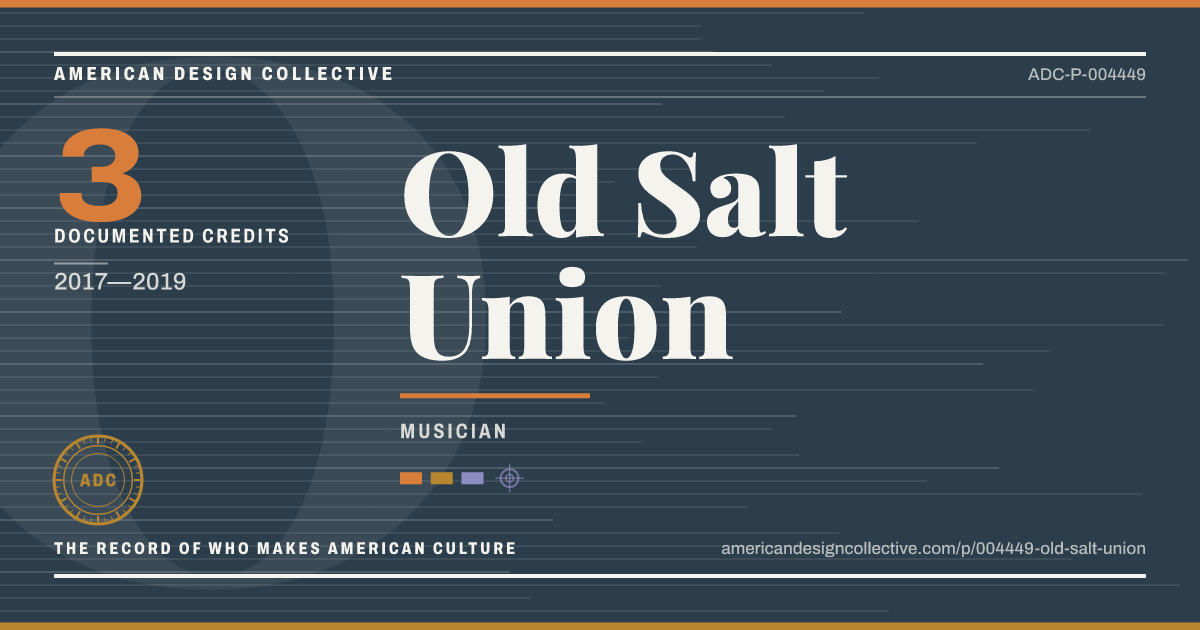 Registry card for Old Salt Union: the ADC seal, Old Salt Union, and how much is on record.