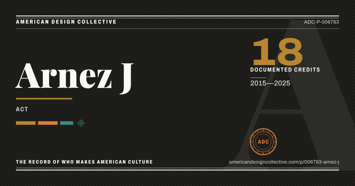 Registry card for Arnez J: the ADC seal, Arnez J, and how much is on record.