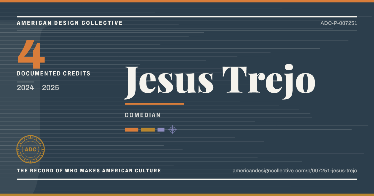 Registry card for Jesus Trejo: the ADC seal, Jesus Trejo, and how much is on record.