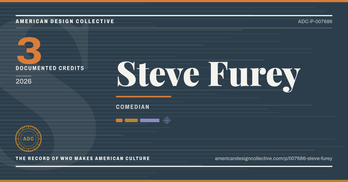 Registry card for Steve Furey: the ADC seal, Steve Furey, and how much is on record.