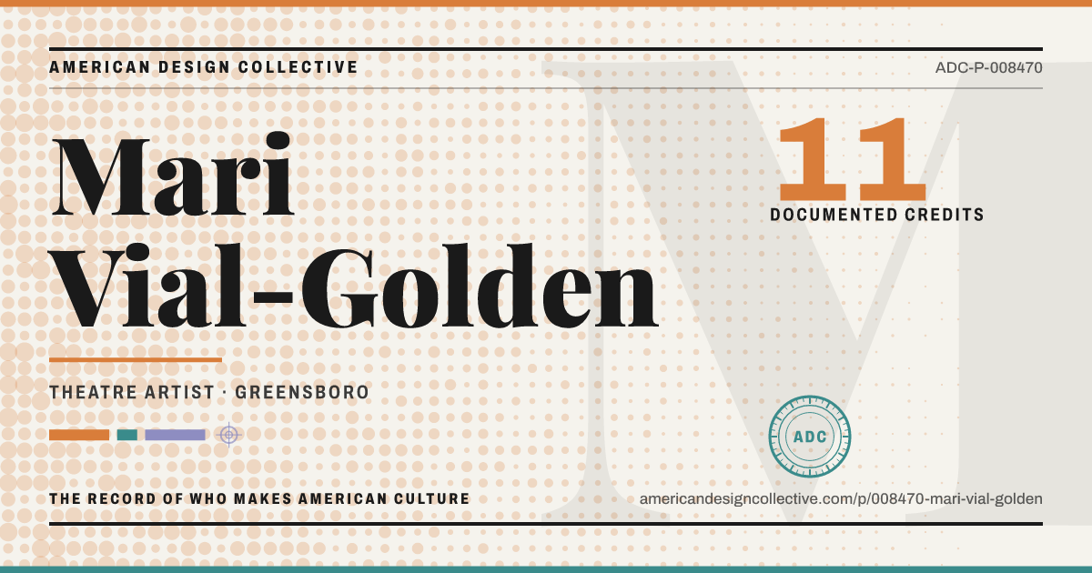 Registry card for Mari Vial-Golden: the ADC seal, Mari Vial-Golden, and how much is on record.