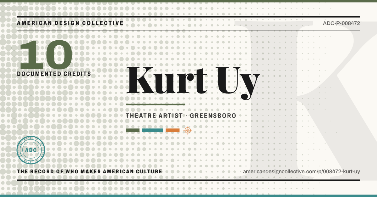 Registry card for Kurt Uy: the ADC seal, Kurt Uy, and how much is on record.