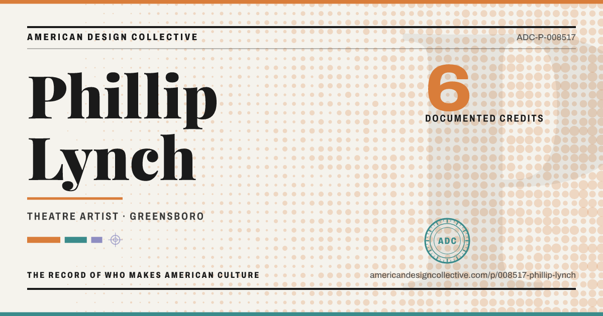 Registry card for Phillip Lynch: the ADC seal, Phillip Lynch, and how much is on record.