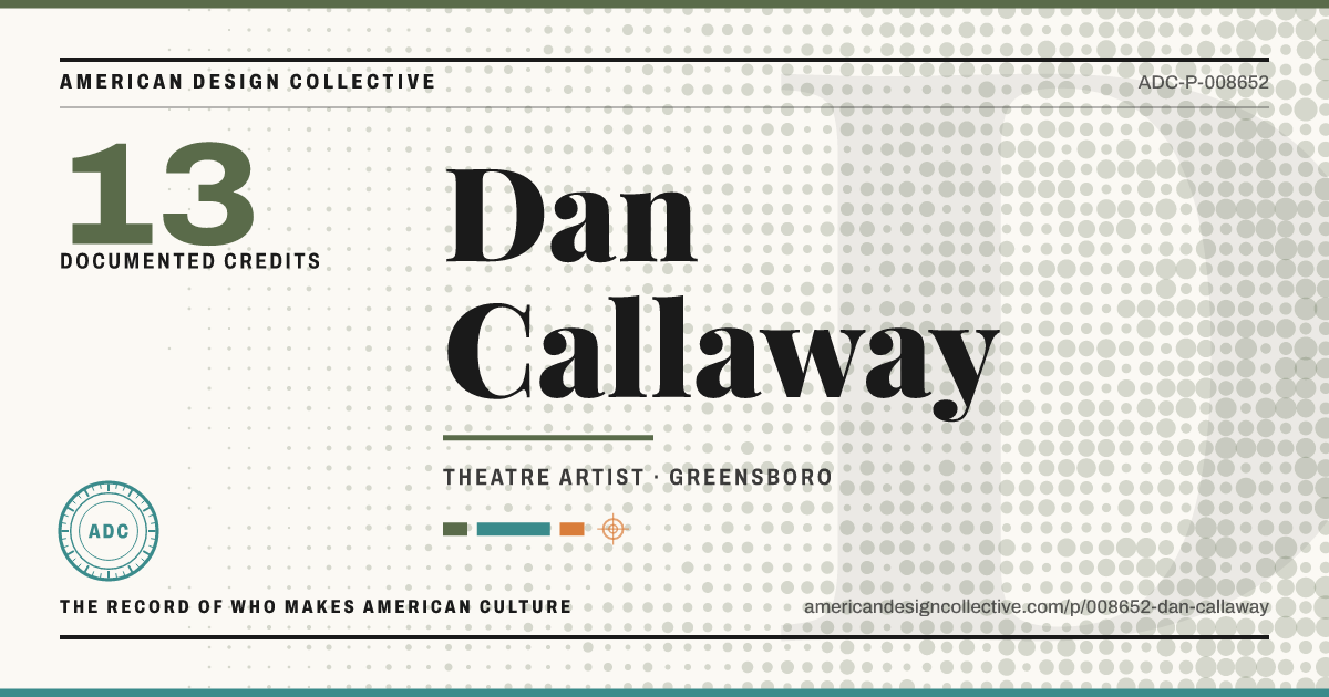 Registry card for Dan Callaway: the ADC seal, Dan Callaway, and how much is on record.