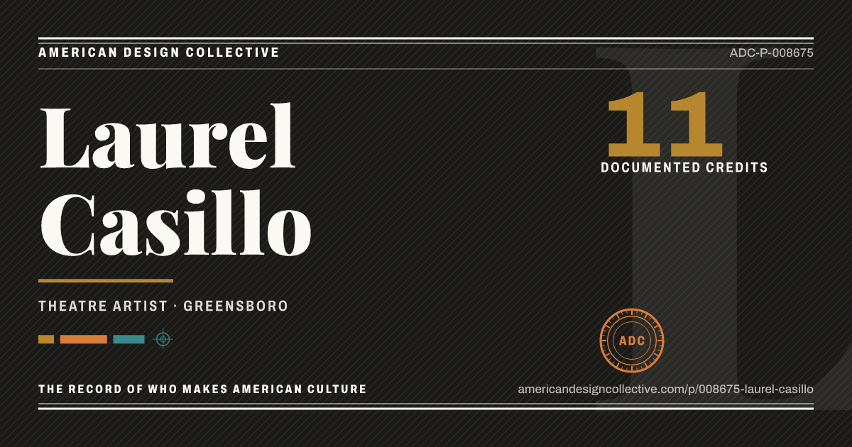 Registry card for Laurel Casillo: the ADC seal, Laurel Casillo, and how much is on record.