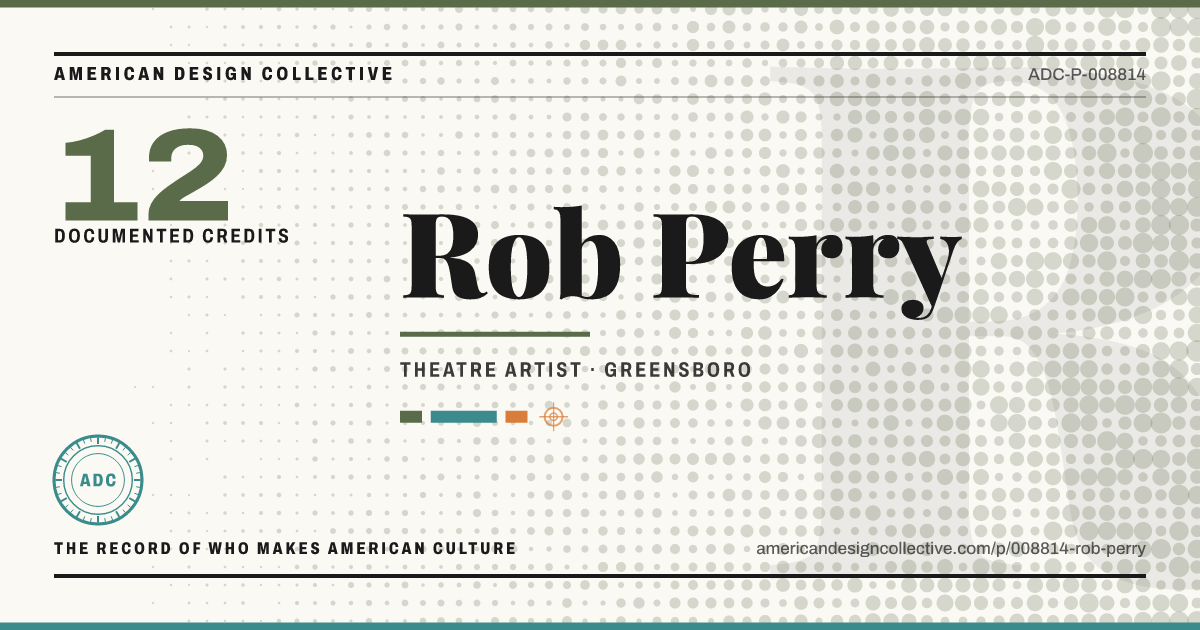 Registry card for Rob Perry: the ADC seal, Rob Perry, and how much is on record.