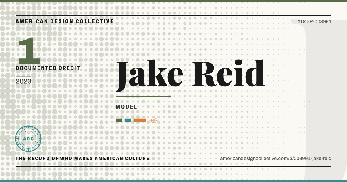 Registry card for Jake Reid: the ADC seal, Jake Reid, and how much is on record.