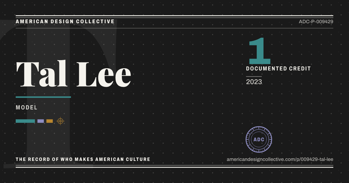Registry card for Tal Lee: the ADC seal, Tal Lee, and how much is on record.