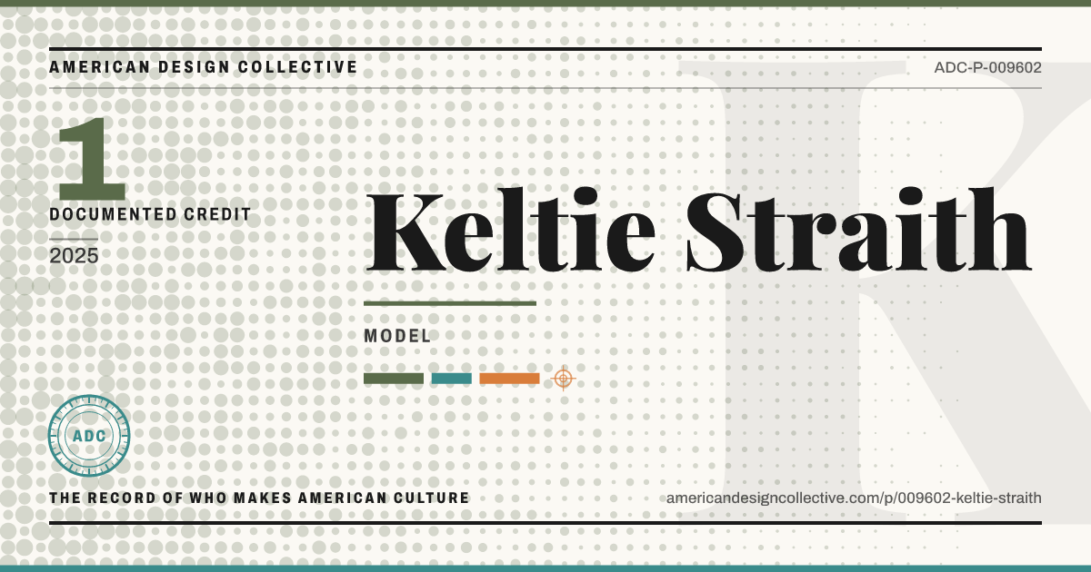 Registry card for Keltie Straith: the ADC seal, Keltie Straith, and how much is on record.
