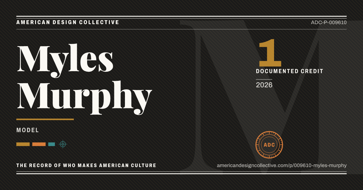 Registry card for Myles Murphy: the ADC seal, Myles Murphy, and how much is on record.