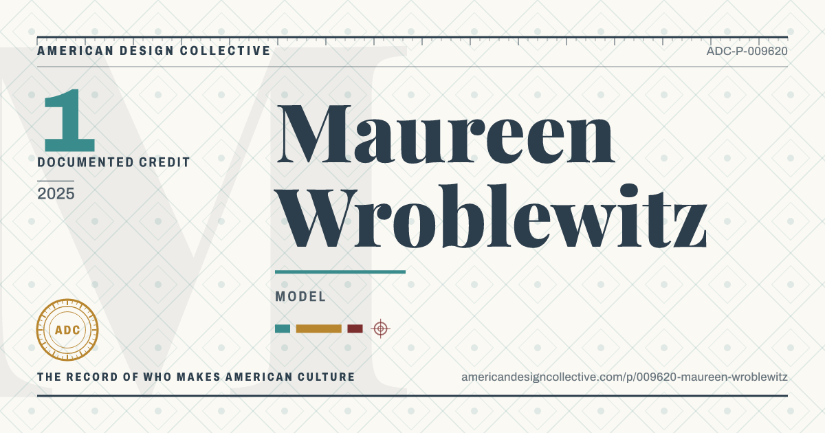 Registry card for Maureen Wroblewitz: the ADC seal, Maureen Wroblewitz, and how much is on record.