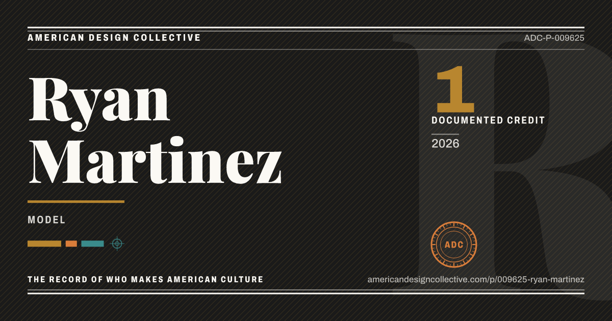 Registry card for Ryan Martinez: the ADC seal, Ryan Martinez, and how much is on record.