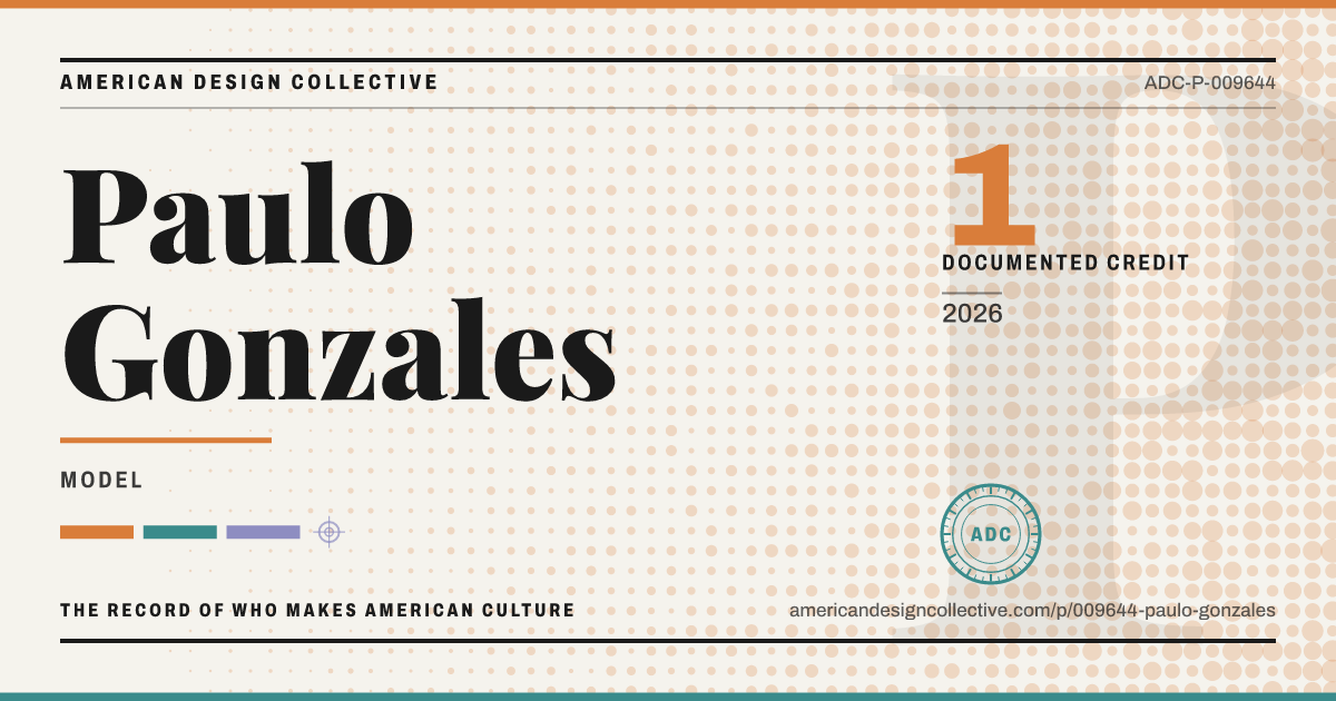 Registry card for Paulo Gonzales: the ADC seal, Paulo Gonzales, and how much is on record.