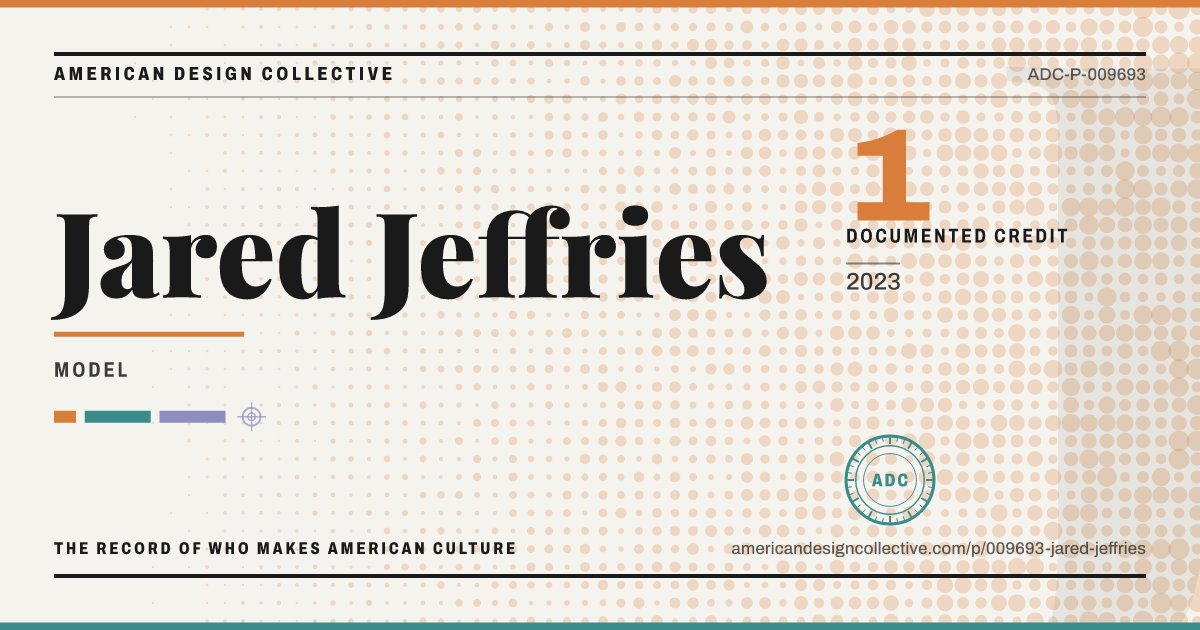 Registry card for Jared Jeffries: the ADC seal, Jared Jeffries, and how much is on record.