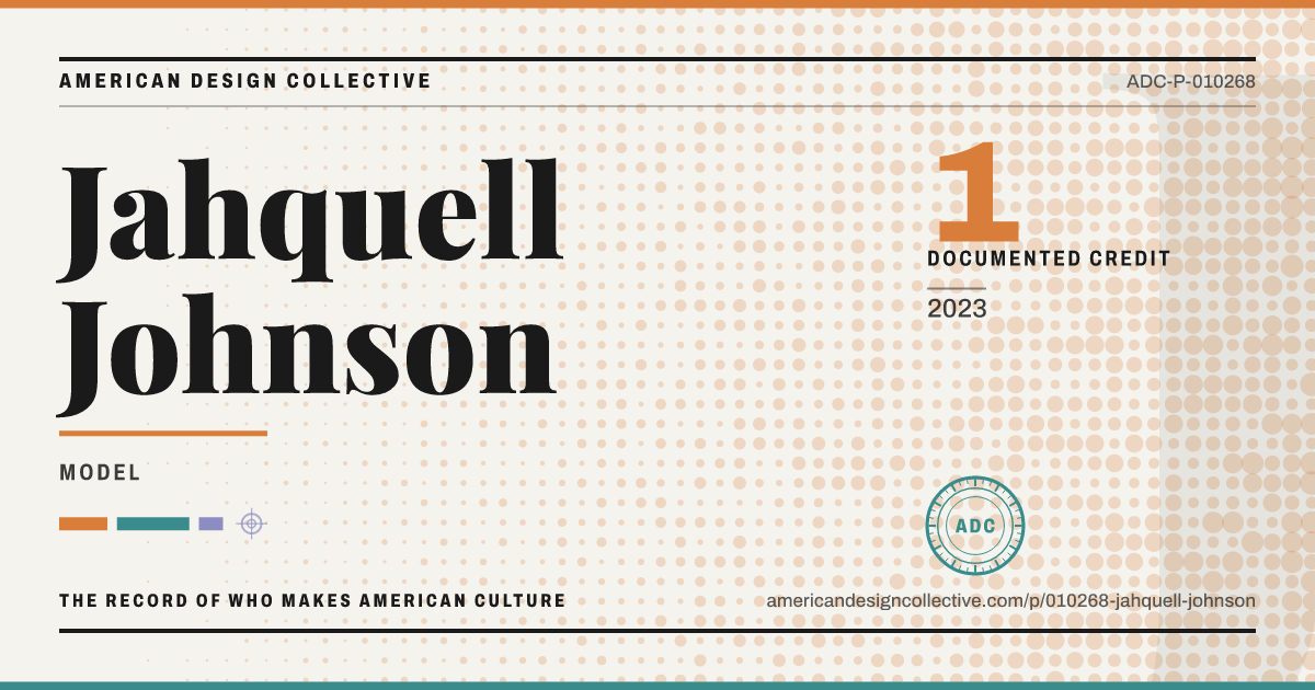 Registry card for Jahquell Johnson: the ADC seal, Jahquell Johnson, and how much is on record.