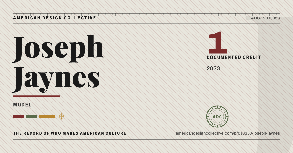 Registry card for Joseph Jaynes: the ADC seal, Joseph Jaynes, and how much is on record.