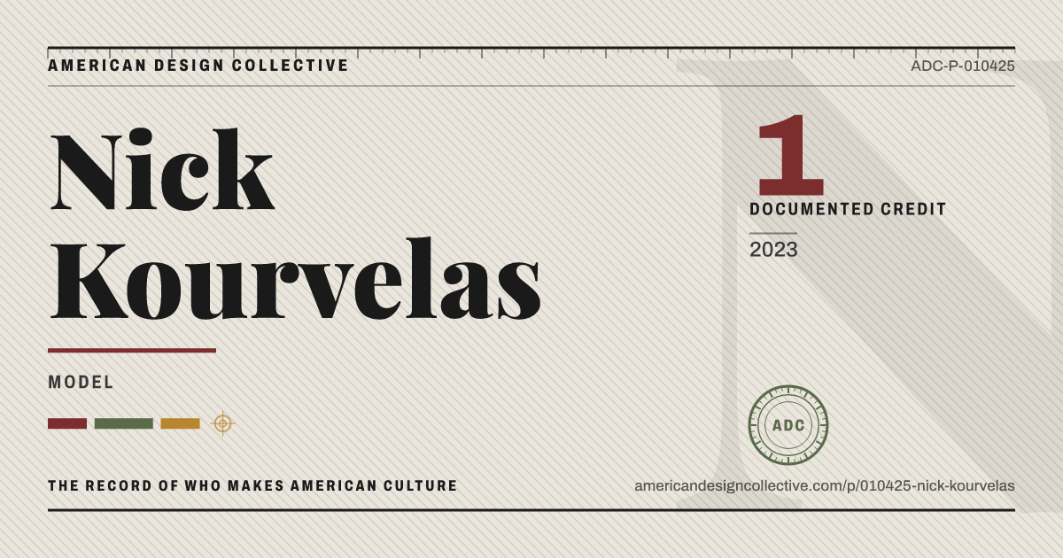 Registry card for Nick Kourvelas: the ADC seal, Nick Kourvelas, and how much is on record.