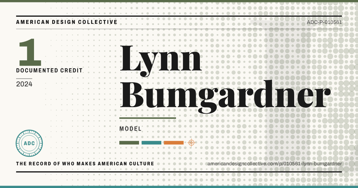 Registry card for Lynn Bumgardner: the ADC seal, Lynn Bumgardner, and how much is on record.
