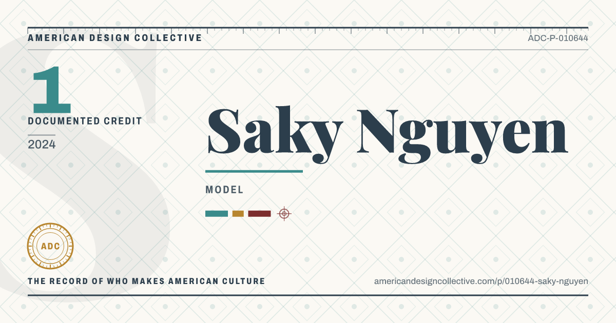 Registry card for Saky Nguyen: the ADC seal, Saky Nguyen, and how much is on record.