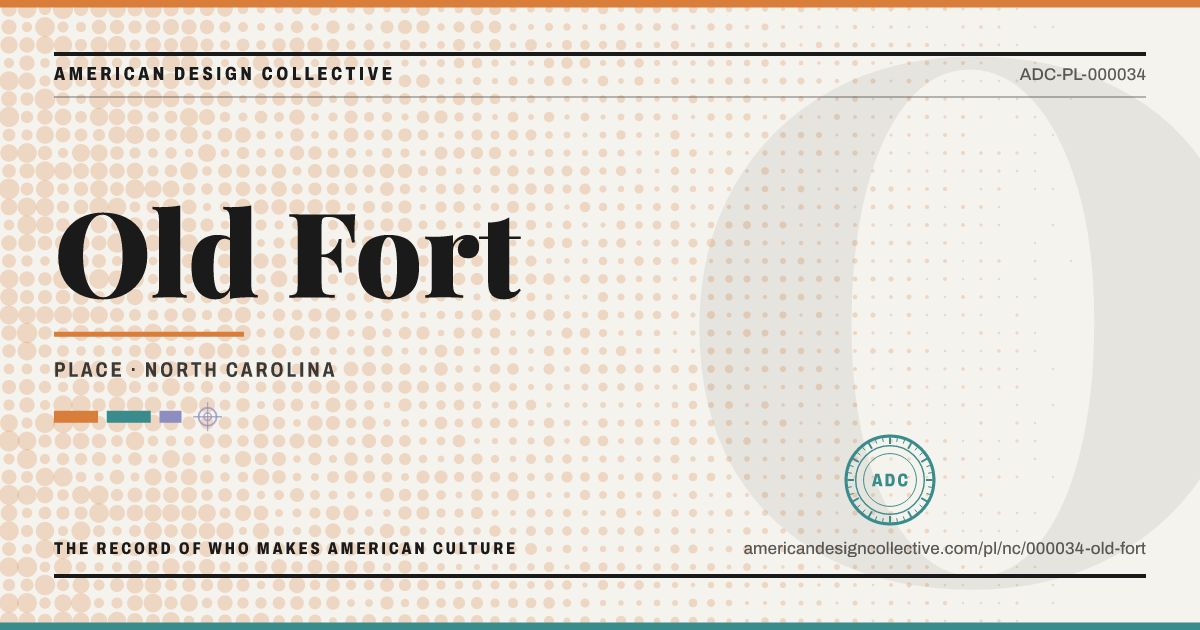 Registry card for Old Fort: the ADC seal, Old Fort, and how much is on record.
