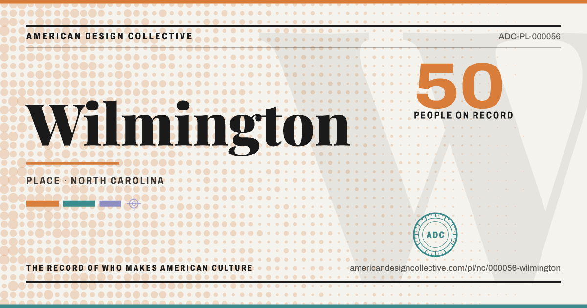 Registry card for Wilmington: the ADC seal, Wilmington, and how much is on record.