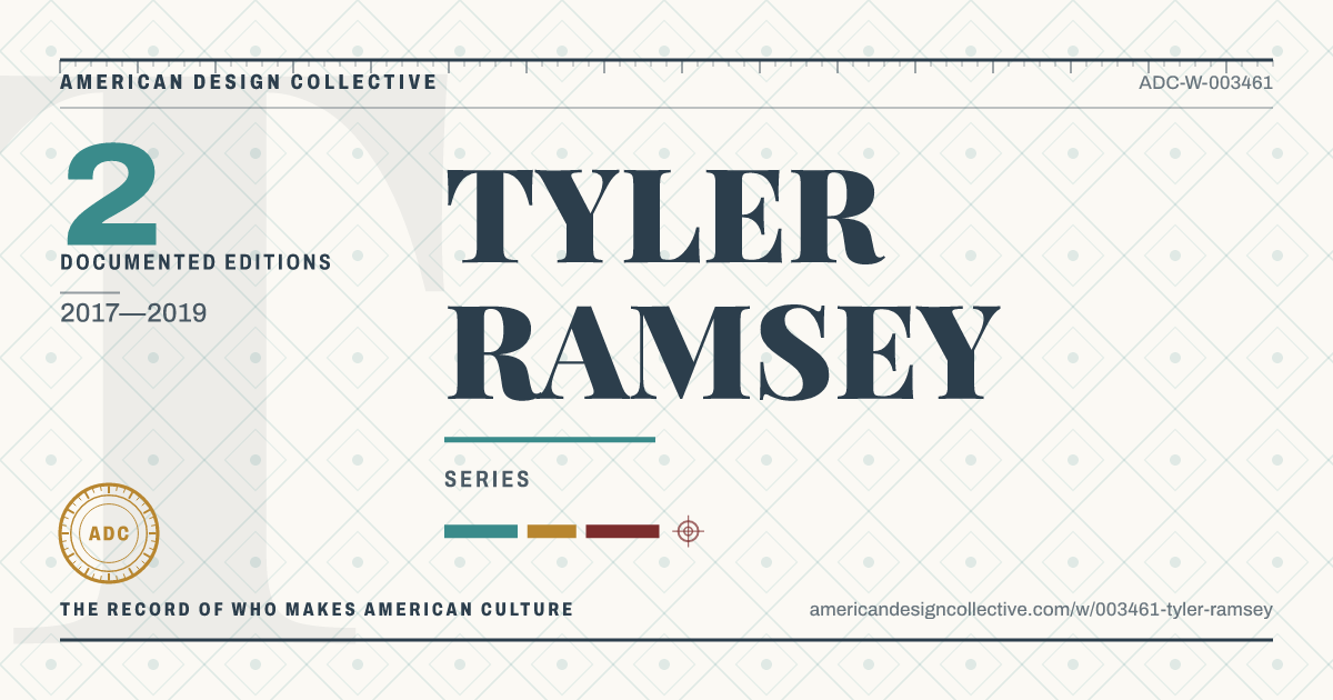 Registry card for TYLER RAMSEY: the ADC seal, TYLER RAMSEY, and how much is on record.