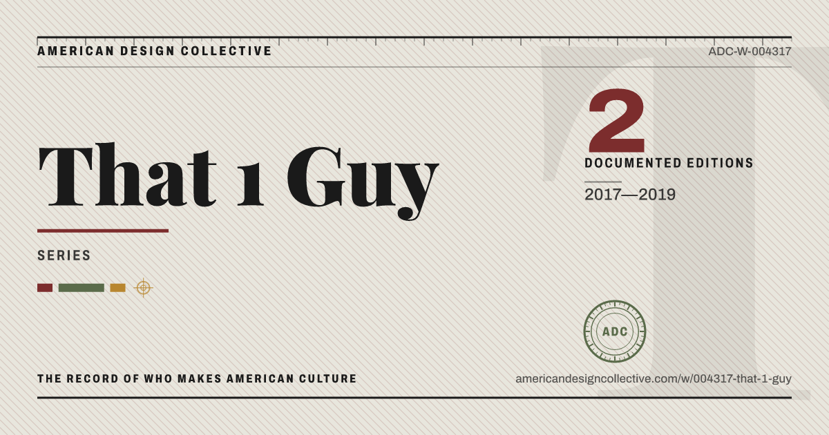 Registry card for That 1 Guy: the ADC seal, That 1 Guy, and how much is on record.