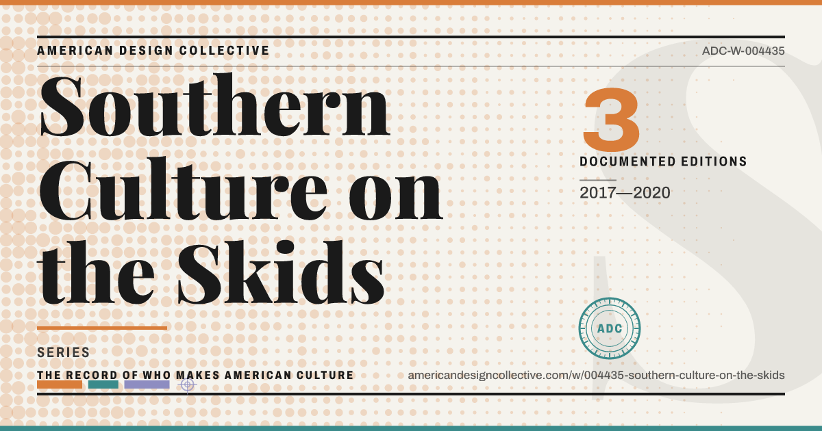Registry card for Southern Culture on the Skids: the ADC seal, Southern Culture on the Skids, and how much is on record.