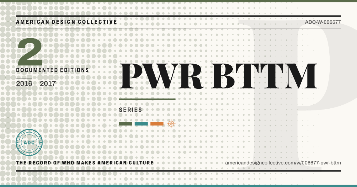 Registry card for PWR BTTM: the ADC seal, PWR BTTM, and how much is on record.