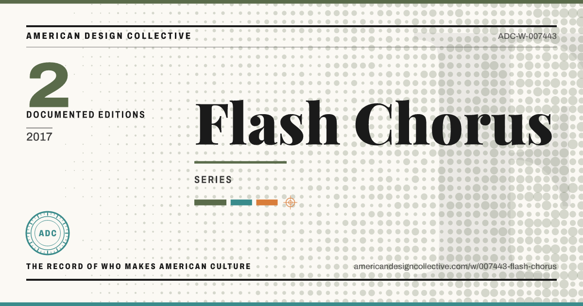 Registry card for Flash Chorus: the ADC seal, Flash Chorus, and how much is on record.