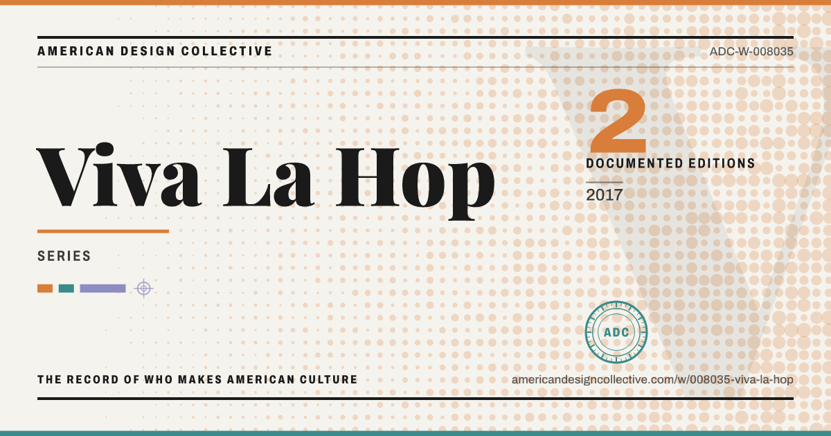 Registry card for Viva La Hop: the ADC seal, Viva La Hop, and how much is on record.